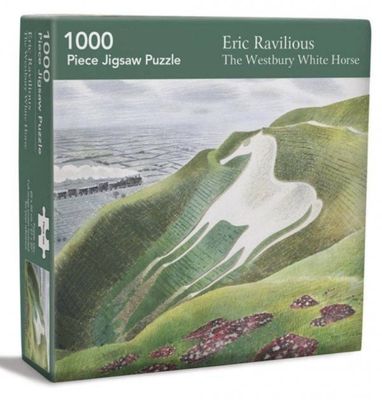Museums &amp; Galleries 1000 Piece Jigsaw Puzzle: The Westbury White Horse