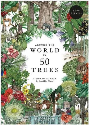Around The World In 50 Trees 1000 Piece Jigsaw Puzzle