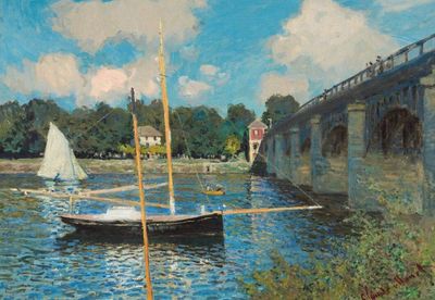 Grafika Art 1000 Piece Jigsaw Puzzle Claude Monet - The Bridge at Argenteuil, 1874