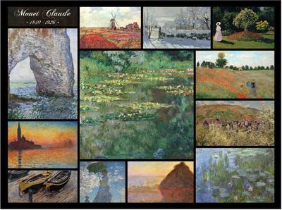 Grafika Art 2000 Piece Jigsaw Puzzle Claude Monet - Collage