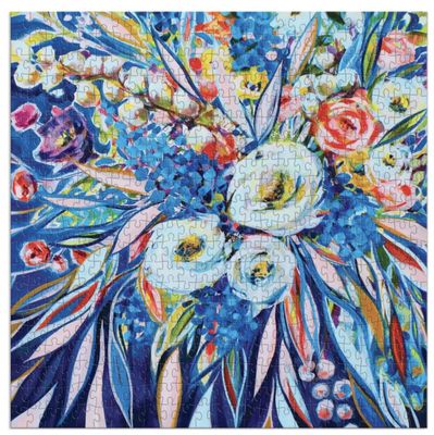 Galison 500 Piece Jigsaw Puzzle Artful Blooms
