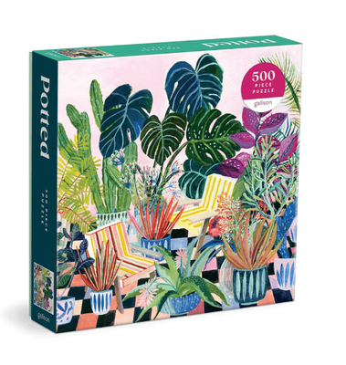 Galison 500 Piece Jigsaw Puzzle Potted