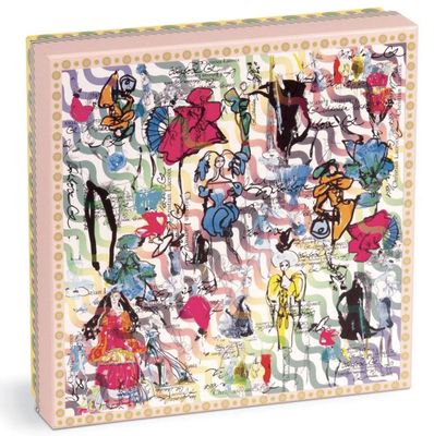 Galison Christian Lacroix Heritage Collection Ipanema Girls 500 Piece Double-Sided Puzzle