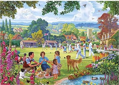 Gibsons 500 Piece Jigsaw Puzzle: Bowling By The Brook