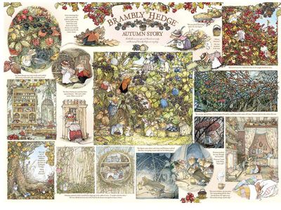 Cobble Hill 1000 Piece Jigsaw Puzzle Brambly Hedge Autumn Story