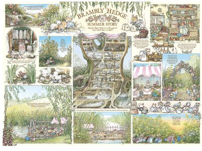 Cobble Hill 1000 Piece Jigsaw Puzzle Brambly Hedge Summer Story