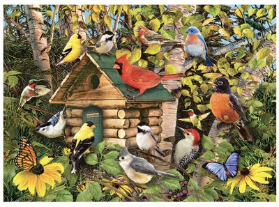 Cobble Hill 1000 Piece Jigsaw Puzzle Bird Cabin