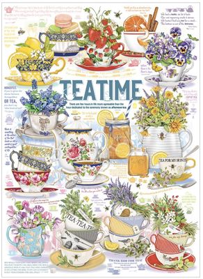 Cobble Hill 1000 Pieces Jigsaw Puzzle: Teatime