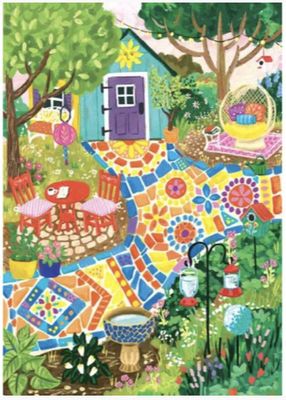 Magnolia 1000 Piece Jigsaw Puzzle Garden Mosaic Olivia Gibbs  Special Edition
