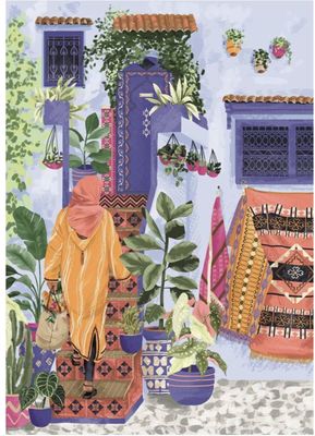 Magnolia 1000 Piece Jigsaw Puzzle Woman Around The World Morocco Claire Morris Special Edition