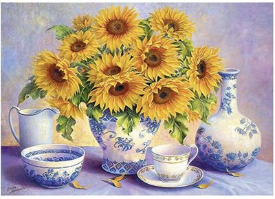 Trefl 500 Piece Jigsaw Puzzle: Sunflowers