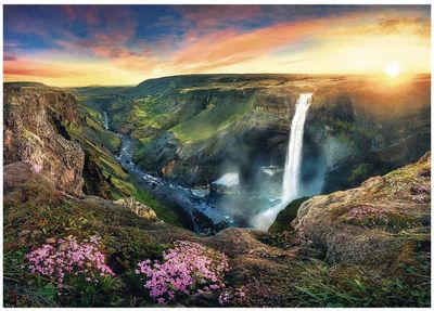 Trefl 2000 Piece Jigsaw Puzzle  Haifoss Waterfall Iceland