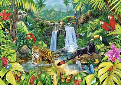 Trefl 2000 Piece Jigsaw Puzzle: Tropical Forest