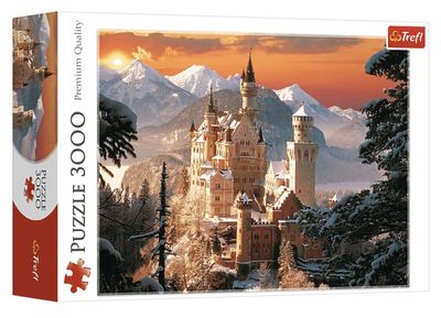 Trefl 3000 Piece Jigsaw Puzzle Neuschwanstein Castle Winter