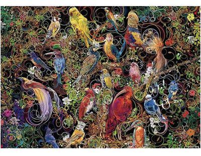 Ravensburger 1000 Piece Jigsaw Puzzle Birds Of Art