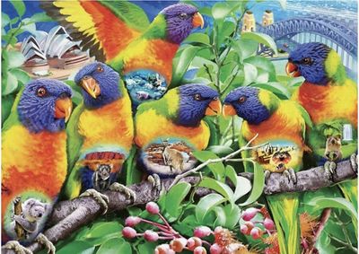 Ravensburger 1000 Piece Jigsaw Puzzle Land Of The Lorikeet