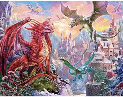 Ravensburger 2000 Piece Jigsaw Puzzle: Dragonland