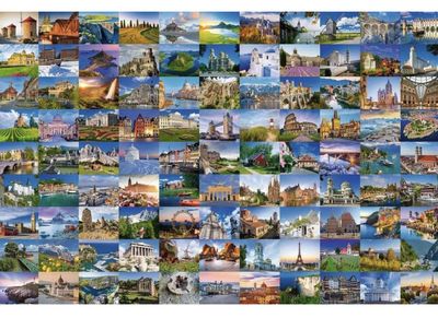 Ravensburger 3000 Piece Jigsaw Puzzle: 99 Beautiful Places Of Europe