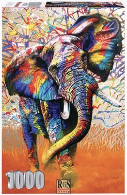 RGS 1000 Piece Jigsaw Puzzle Psychedelic