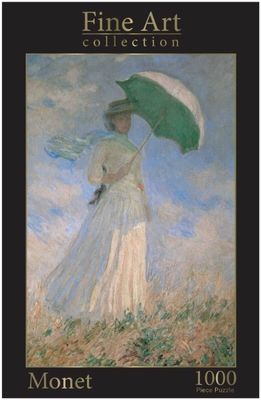 RF Gifts 1000 Piece Jigsaw Puzzle Monet: Woman With Parasol