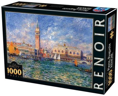 DToys 1000 Piece Jigsaw Puzzle Renoir Doges Palace Venice