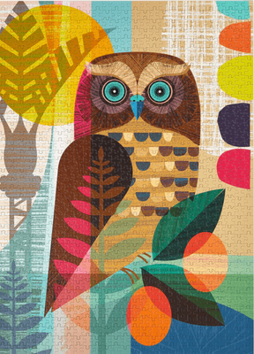 WerkShoppe 1000 Piece Jigsaw Puzzle Ruru Owl