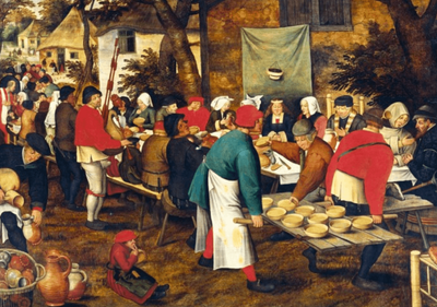 Bluebird Art 1000 Piece Jigsaw Puzzle Pieter Brueghel the Younger - Peasant Wedding Feast