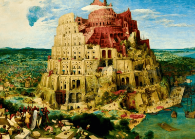 Bluebird Art 1000 Piece Jigsaw Puzzle Pieter Bruegel the Elder - The Tower of Babel, 1563