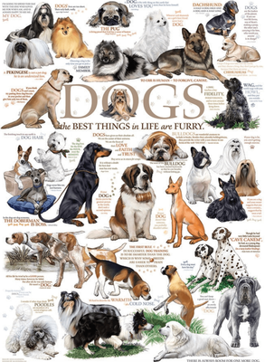 Cobble Hill 1000 Pieces Jigsaw Puzzle: Dog Quotes