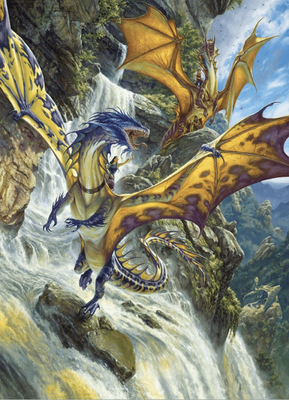Cobble Hill 1000 Pieces Jigsaw Puzzle: Waterfall Dragons
