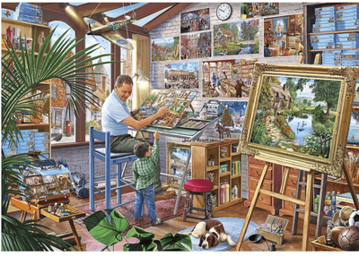 Gibsons 1000 Piece Jigsaw Puzzle: Work of Art