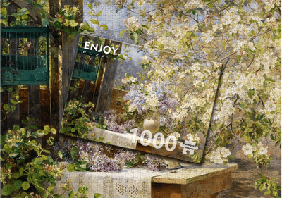 Enjoy 1000 Piece Jigsaw Puzzle Marie Egner: In the Blossoming Bower