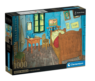 Clementoni 1000 Piece Jigsaw Puzzle: Van Gogh - Bedroom At Arles