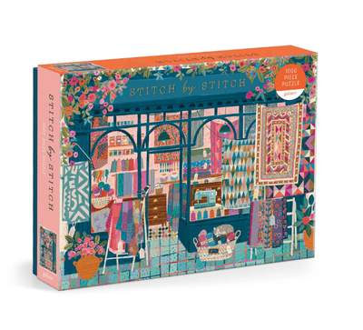 Galison  1000  Piece Jigsaw Puzzle Stitch by Stitch