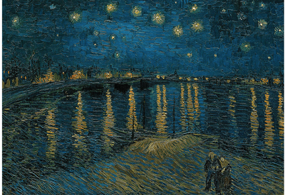 Clementoni Museum Collection Van Gogh Starry Night Over Rhone 1000 Piece Jigsaw Puzzle