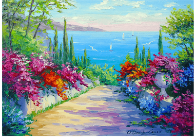 Enjoy 1000 Piece JIgsaw Puzzle Sunny Road To Sea