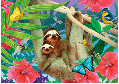Enjoy 1000 Piece JIgsaw Puzzle Sweet Sloths