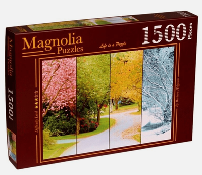 Magnolia 1500 Piece Jigsaw Puzzle Four Seasons