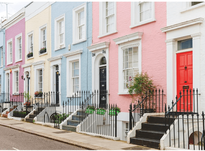 Ravensburger 500 Piece Jigsaw Puzzle Colourful Town Houses in London