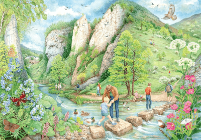 Ravensburger 1000 Piece Jigsaw Puzzle Dovedale Walk World No 2