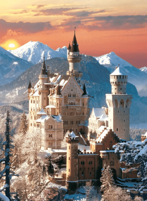 Clementoni 1500 Piece Jigsaw Puzzle: Neuschwanstein Castle