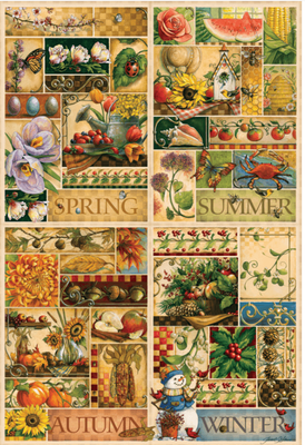 Cobble Hill 2000 Piece Jigsaw Puzzle The Four Seasons
