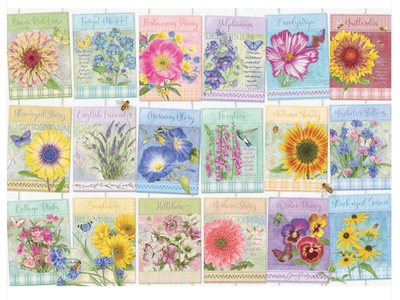 Cobble Hill 500 Piece Jigsaw Puzzle Seed Packets