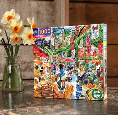 eeBoo 1000 Piece Jigsaw Puzzle: London Market