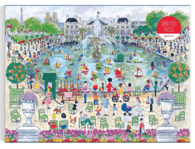 Galison 1000 Piece Jigsaw Puzzle Michael Storrings Springtime in Paris