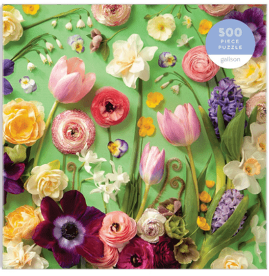 Galison 500 Piece Jigsaw Puzzle: Springtime Petals