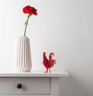 LOVI ROOSTER 10cm Red