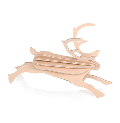 LOVI REINDEER 8cm sm Natural Wood