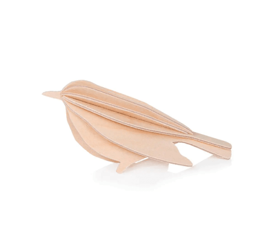 LOVI BIRD 8cm Natural Wood