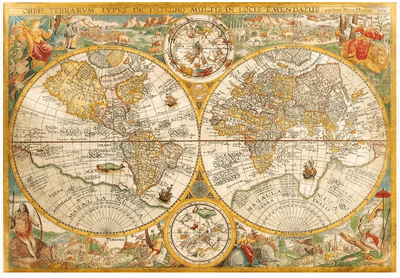 Clementoni 2000 Piece Jigsaw Puzzle Ancient Map